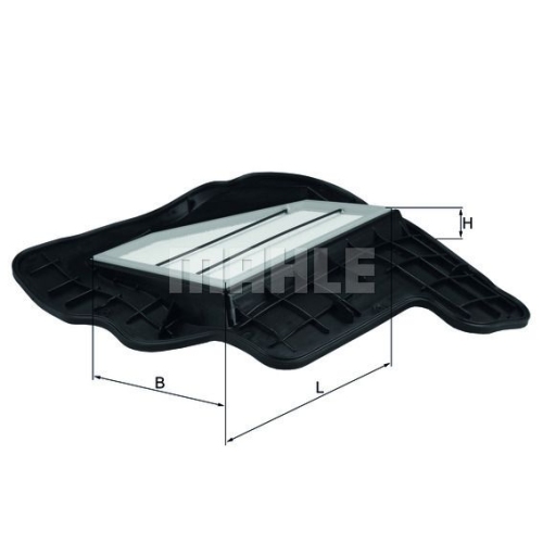 Luftfilter KNECHT LX 1685/5 f&uuml;r BMW, rechts