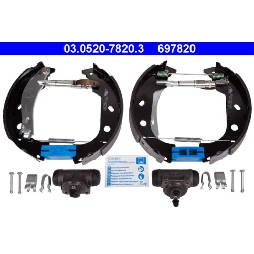 Bremsbackensatz ATE 03.0520-7820.3 Original ATE TopKit f&uuml;r, Hinterachse
