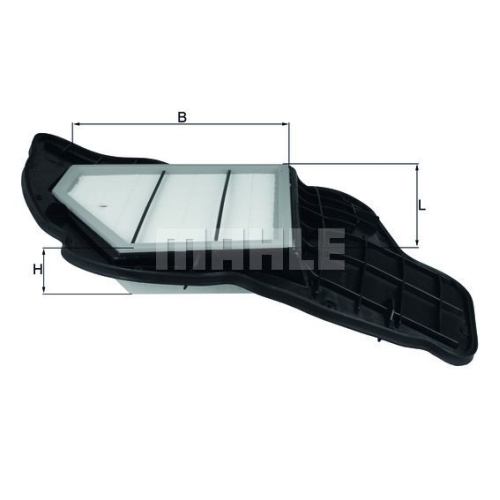 Luftfilter KNECHT LX 1684/5 f&uuml;r BMW, links