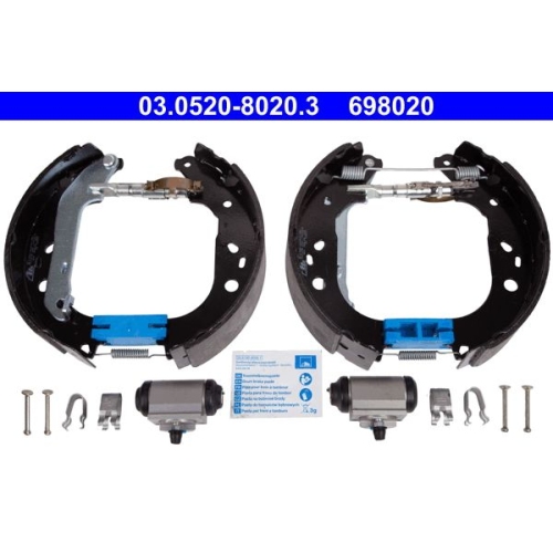 Bremsbackensatz ATE 03.0520-8020.3 Original ATE TopKit f&uuml;r, Hinterachse