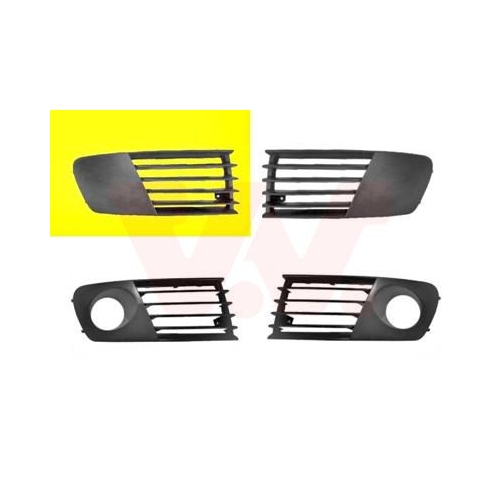 L&uuml;ftungsgitter, Sto&szlig;f&auml;nger VAN WEZEL 4917592 ** Equipart ** f&uuml;r SEAT