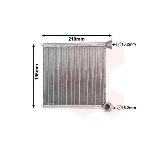 W&auml;rmetauscher, Innenraumheizung VAN WEZEL 03006385 f&uuml;r AUDI
