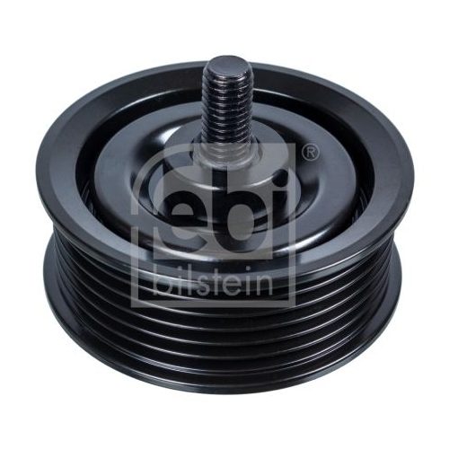 Febi Bilstein 100350 Umlenkrolle f&uuml;r Keilrippenriemen, mit Schraube , 1 St&uuml;ck