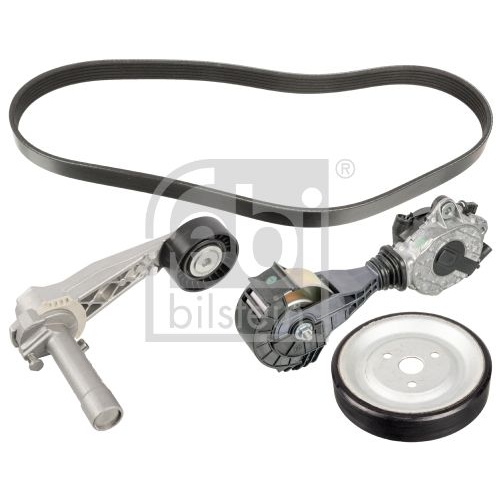 Febi Bilstein 107429 Keilrippenriemensatz mit Riemenspanner 1 Rippenanzahl, 1 St&uuml;ck, Rippenanzahl 1, 1 St&uuml;ck