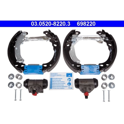 Bremsbackensatz ATE 03.0520-8220.3 Original ATE TopKit f&uuml;r, Hinterachse