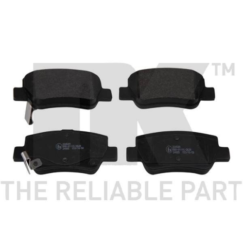 Bremsbelagsatz, Scheibenbremse NK 224589 f&uuml;r TOYOTA, Hinterachse