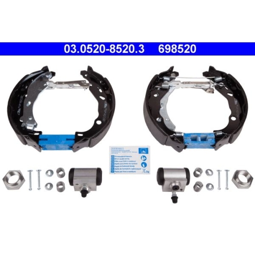 Bremsbackensatz ATE 03.0520-8520.3 Original ATE TopKit f&uuml;r CITRO&Euml;N PEUGEOT