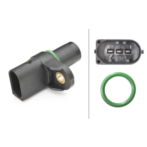 Sensor, Nockenwellenposition HELLA 6PU 009 121-701 f&uuml;r BMW, Auslassseite, rechts