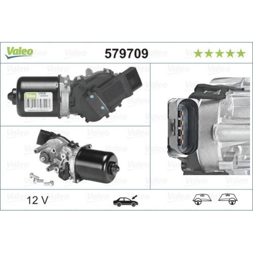 Wischermotor VALEO 579709 ORIGINAL TEIL f&uuml;r AUDI, vorne