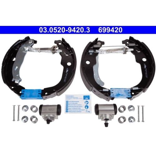 Bremsbackensatz ATE 03.0520-9420.3 Original ATE TopKit f&uuml;r CITRO&Euml;N PEUGEOT