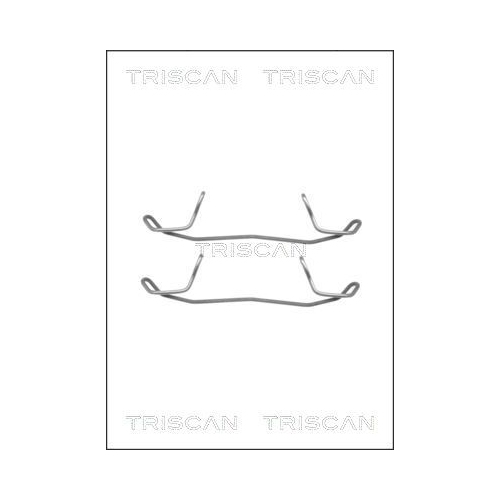 Zubeh&ouml;rsatz, Scheibenbremsbelag TRISCAN 8105 101565 f&uuml;r, Hinterachse