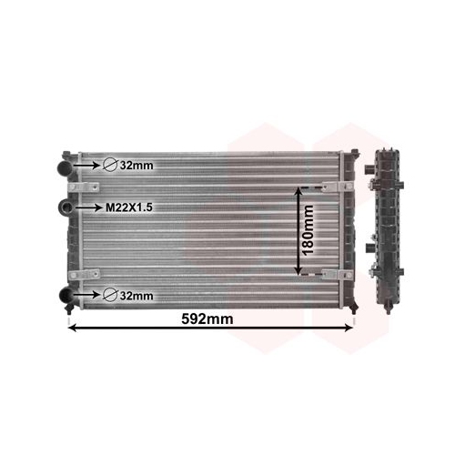 K&uuml;hler, Motork&uuml;hlung VAN WEZEL 49002023 *** IR PLUS *** f&uuml;r SEAT
