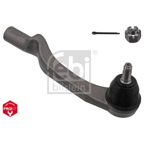 Febi Bilstein 42224 Spurstangenendst&uuml;ck mit Kronenmutter und Splint , 1 St&uuml;ck