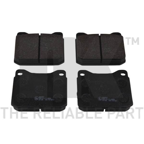 Bremsbelagsatz, Scheibenbremse NK 224707 f&uuml;r VW, Vorderachse