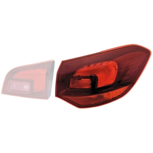 Heckleuchte HELLA 9EL 354 998-031 f&uuml;r OPEL VAUXHALL, links