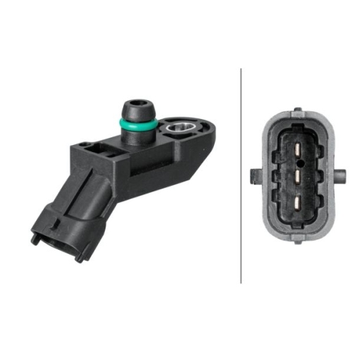 Sensor, Ladedruck HELLA 6PP 009 400-111 f&uuml;r ALFA ROMEO FIAT FORD LANCIA NISSAN
