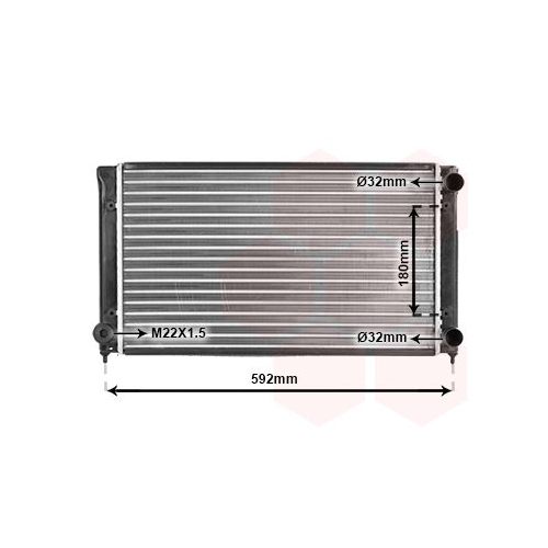 K&uuml;hler, Motork&uuml;hlung VAN WEZEL 49002033 f&uuml;r SEAT