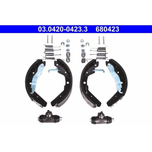Bremsbackensatz ATE 03.0420-0423.3 Original ATE Kit f&uuml;r, Hinterachse