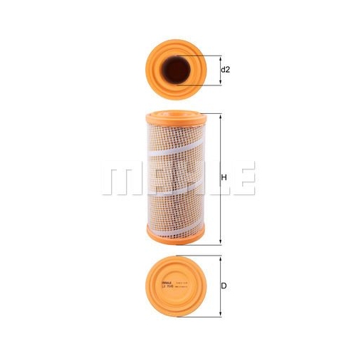 Luftfilter KNECHT LX 7045 f&uuml;r LINDE
