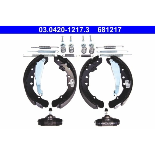Bremsbackensatz ATE 03.0420-1217.3 Original ATE Kit f&uuml;r, Hinterachse