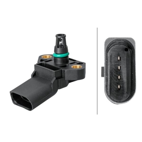 Sensor, Ladedruck HELLA 6PP 009 400-471 f&uuml;r AUDI FORD PORSCHE SEAT SKODA VW