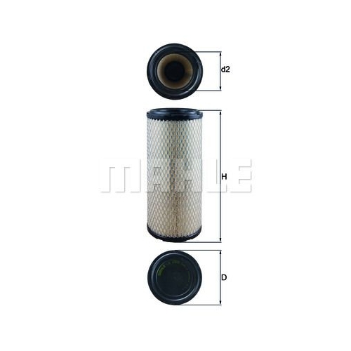 Luftfilter KNECHT LX 2959 f&uuml;r MITSUBISHI VOLVO HYUNDAI JOHN DEERE CLARK KUBOTA