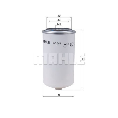 Kraftstofffilter KNECHT KC 544 f&uuml;r DAF MAN AVIA