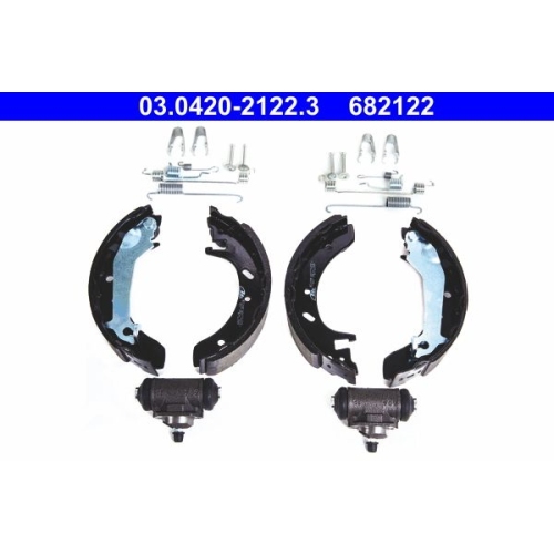Bremsbackensatz ATE 03.0420-2122.3 Original ATE Kit f&uuml;r, Hinterachse