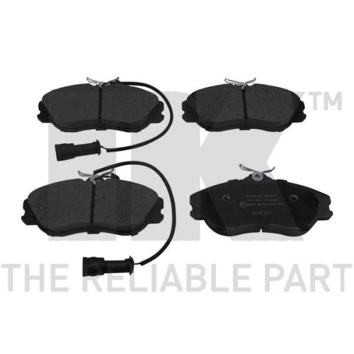 Bremsbelagsatz, Scheibenbremse NK 224722 f&uuml;r AUDI SEAT SKODA VW, Vorderachse