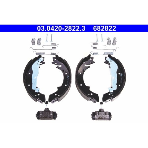 Bremsbackensatz ATE 03.0420-2822.3 Original ATE Kit f&uuml;r, Hinterachse