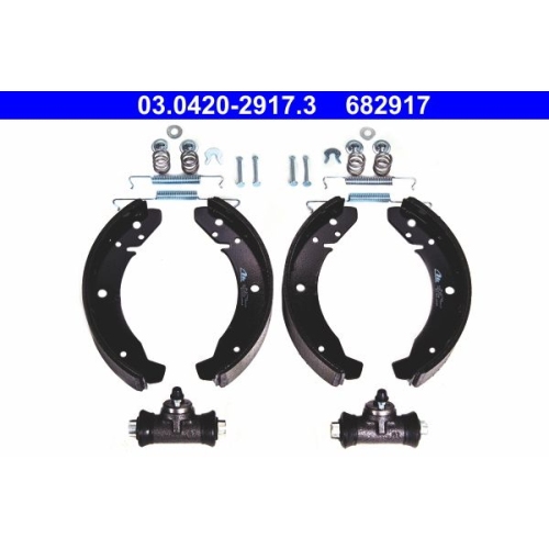 Bremsbackensatz ATE 03.0420-2917.3 Original ATE Kit f&uuml;r, Hinterachse