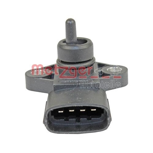 Sensor, Ladedruck METZGER 0906223 f&uuml;r HYUNDAI KIA, Ladeluftk&uuml;hler