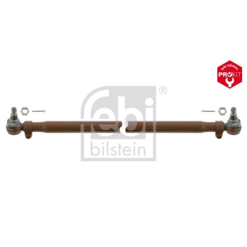 Febi Bilstein 02737 Spurstange mit Kronenmuttern und Splinten , 1 St&uuml;ck