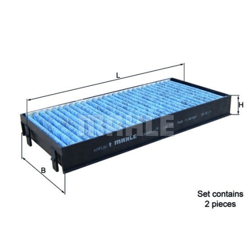Filter, Innenraumluft KNECHT LAO 221/S CareMetix&reg; f&uuml;r BMW