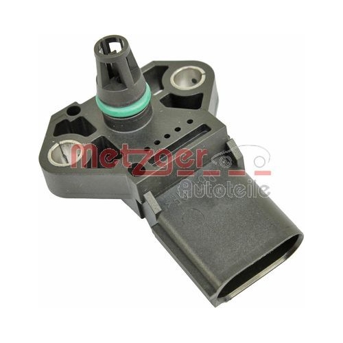 Sensor, Ladedruck METZGER 0906259 ORIGINAL ERSATZTEIL f&uuml;r AUDI SEAT