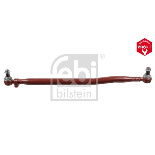 Febi Bilstein 02738 Lenkstange mit Kronenmuttern und Splinten, vom Lenkgetriebe zur 1. Vorderachse , 1 St&uuml;ck