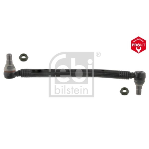 Febi Bilstein 31370 Lenkstange mit Sicherungsmuttern, vom Lenkgetriebe zum 1. Lenkzwischenhebel , 1 St&uuml;ck