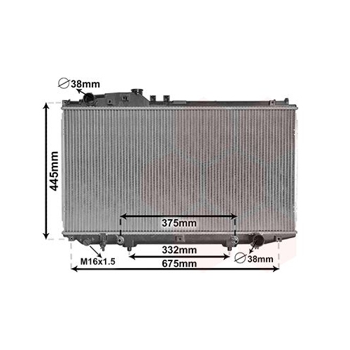 K&uuml;hler, Motork&uuml;hlung VAN WEZEL 53002337 f&uuml;r TOYOTA
