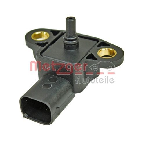 Sensor, Ladedruck METZGER 0906307 f&uuml;r MERCEDES-BENZ SMART, Ansaugkr&uuml;mmer