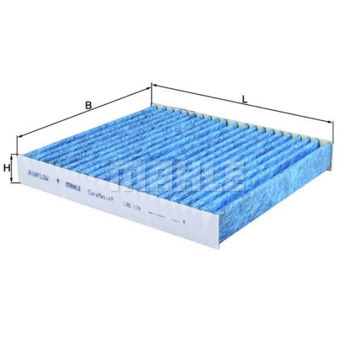 Filter, Innenraumluft KNECHT LAO 119 CareMetix&reg; f&uuml;r TOYOTA