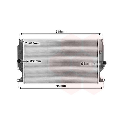 K&uuml;hler, Motork&uuml;hlung VAN WEZEL 53002402 f&uuml;r TOYOTA
