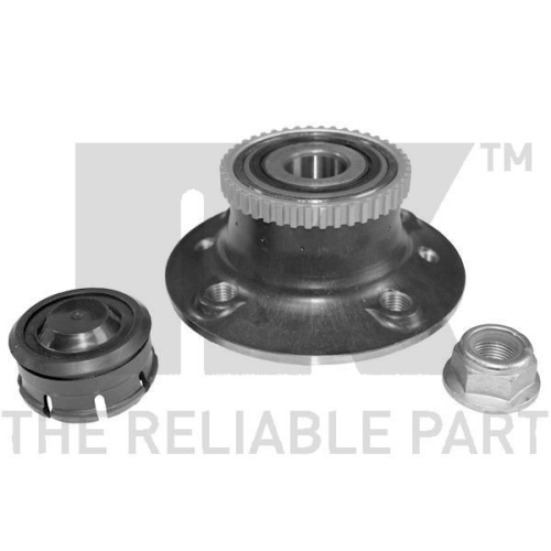 Radlagersatz NK 763947 f&uuml;r NISSAN RENAULT, Hinterachse, links, rechts