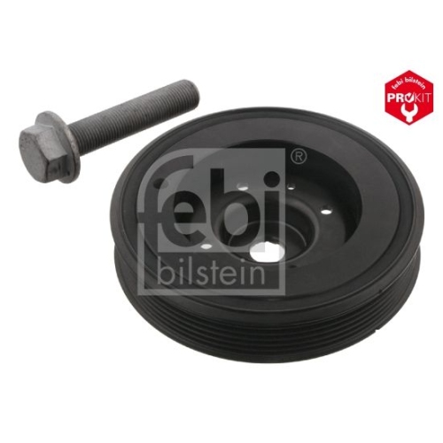 Febi Bilstein 33568 Riemenscheibe (entkoppelt) f&uuml;r Kurbelwelle, mit Schraube , 1 St&uuml;ck
