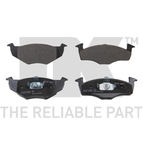 Bremsbelagsatz, Scheibenbremse NK 224737 f&uuml;r SEAT SKODA VW, Vorderachse