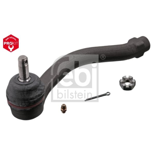 Febi Bilstein 42241 Spurstangenendst&uuml;ck mit Kronenmutter, Splint und Schmiernippel , 1 St&uuml;ck