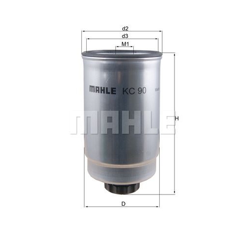 Kraftstofffilter KNECHT KC 90 f&uuml;r FORD