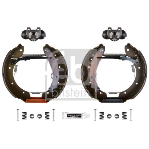 Febi Bilstein 37486 Bremsbackensatz mit Anbaumaterial , 1 St&uuml;ck