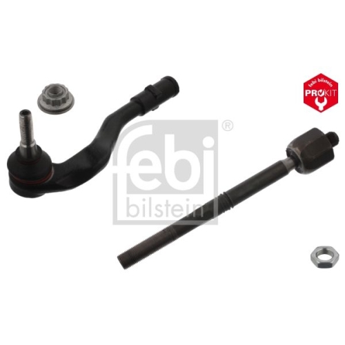 Febi Bilstein 43795 Spurstange mit Endst&uuml;ck, Mutter und Sicherungsmutter , 1 St&uuml;ck