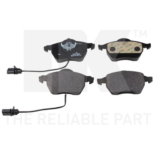 Bremsbelagsatz, Scheibenbremse NK 224742 f&uuml;r AUDI SEAT SKODA VW, Vorderachse