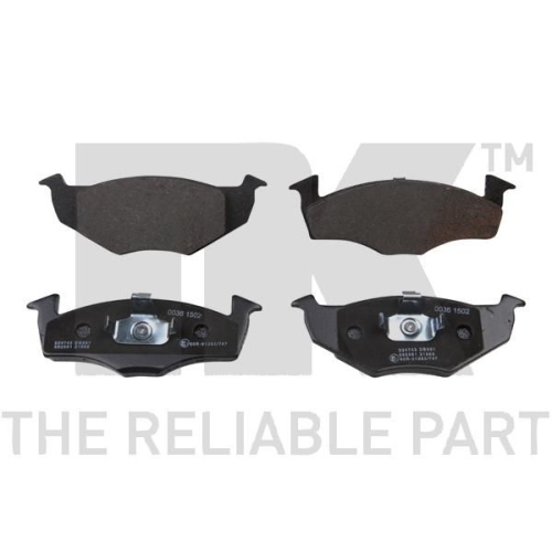 Bremsbelagsatz, Scheibenbremse NK 224743 f&uuml;r SEAT VW, Vorderachse